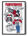 Optimus Prime Sketch Poster – Poster