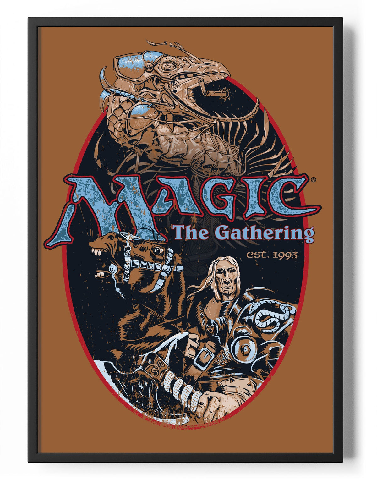 Magic the Gathering - Black Knight Poster – Poster