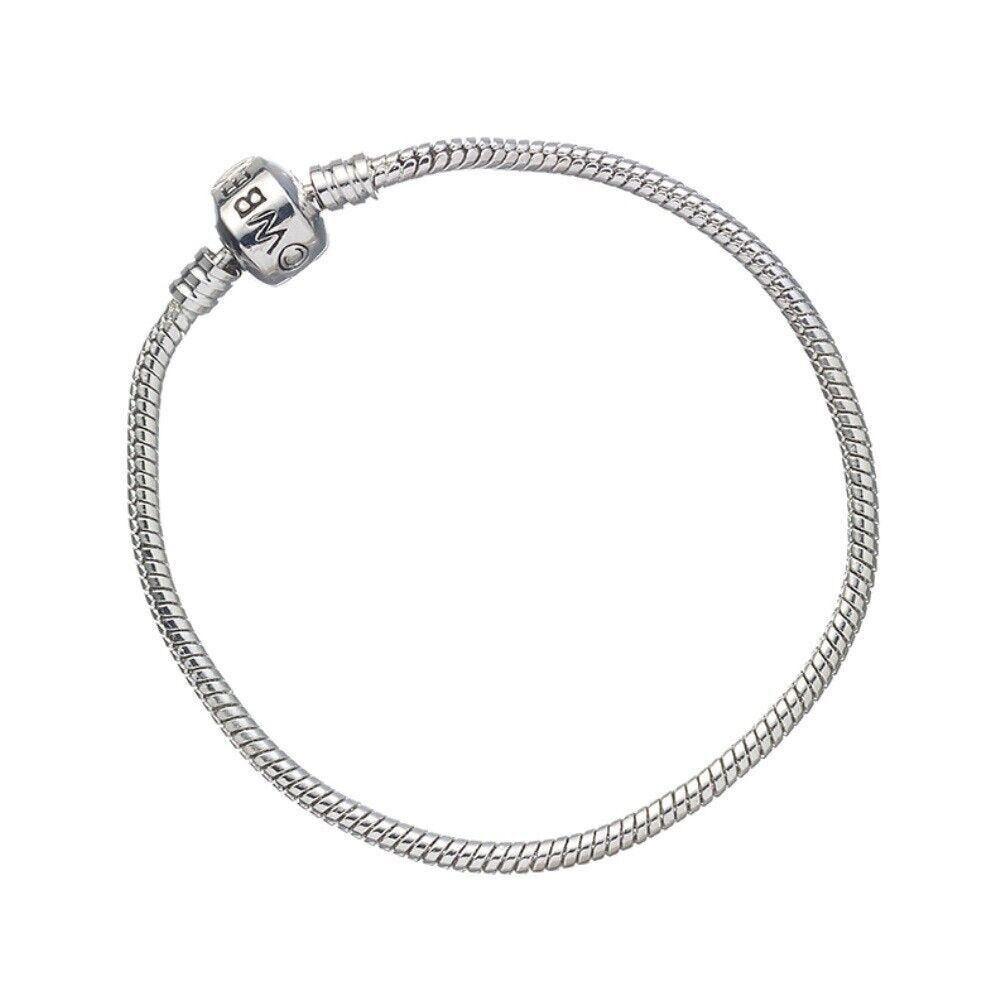 Bracelet à breloques argent Harry Potter 17cm