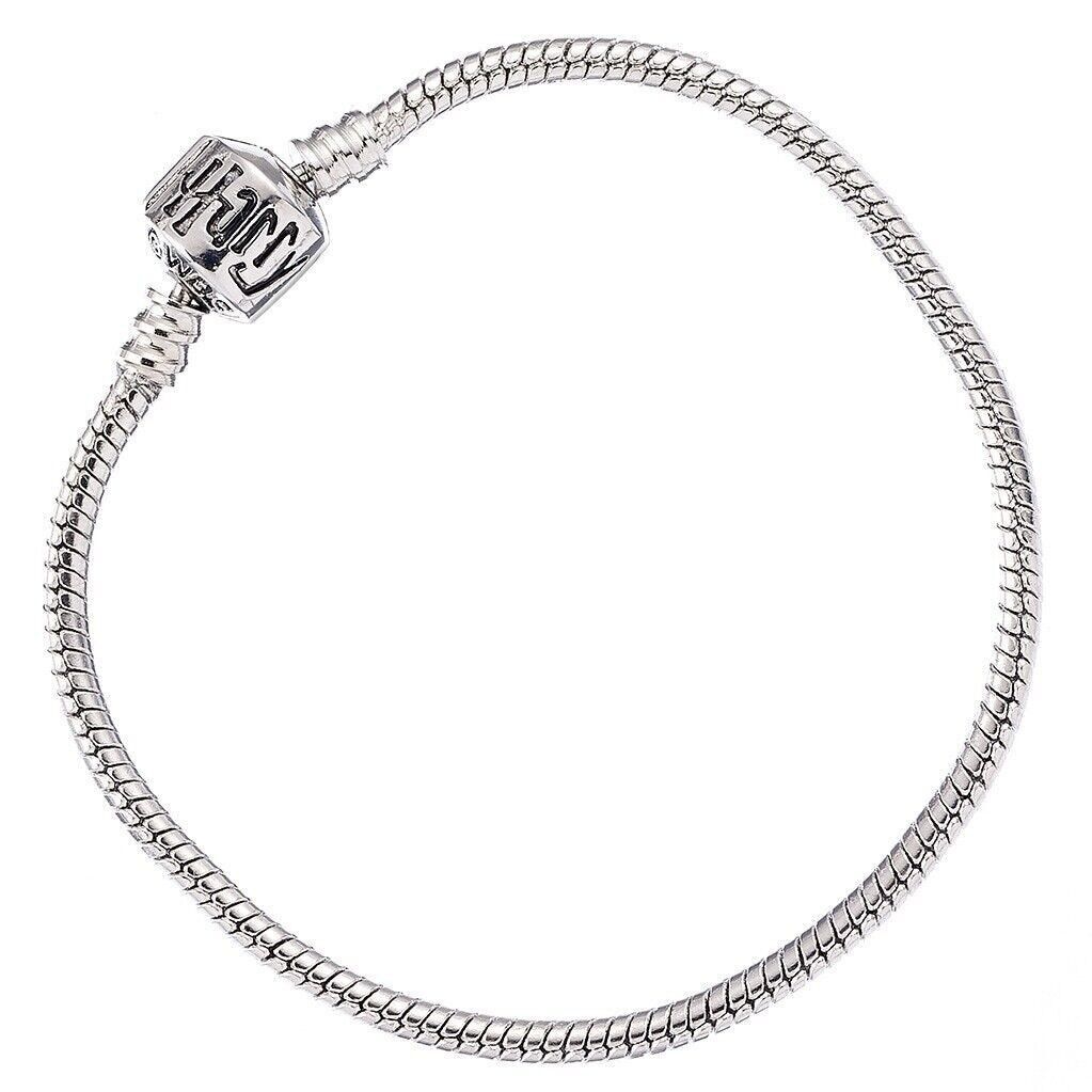 Bracelet à breloques en argent Harry Potter 18 cm
