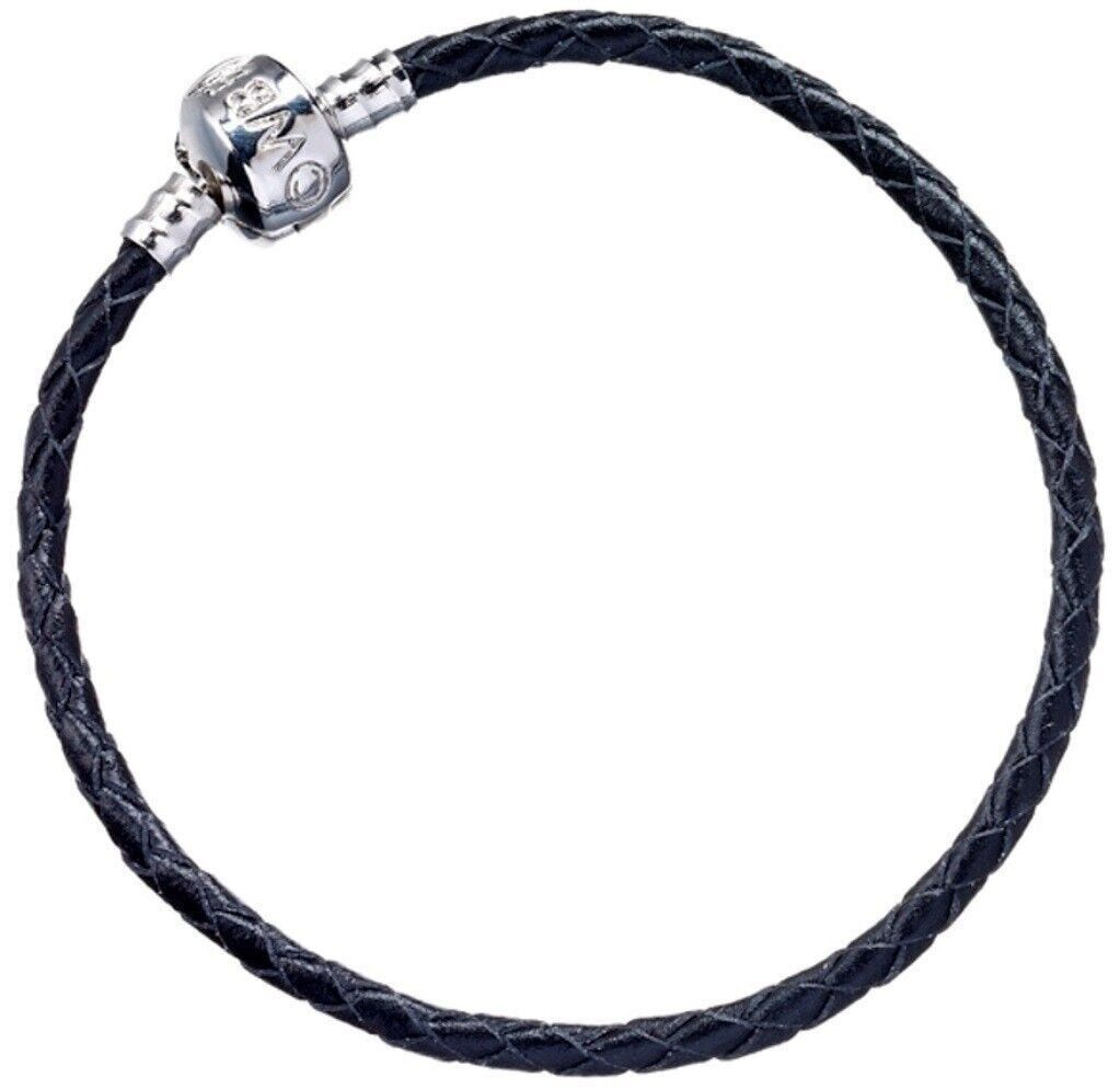 Bracelet à breloques en cuir noir Harry Potter 17cm