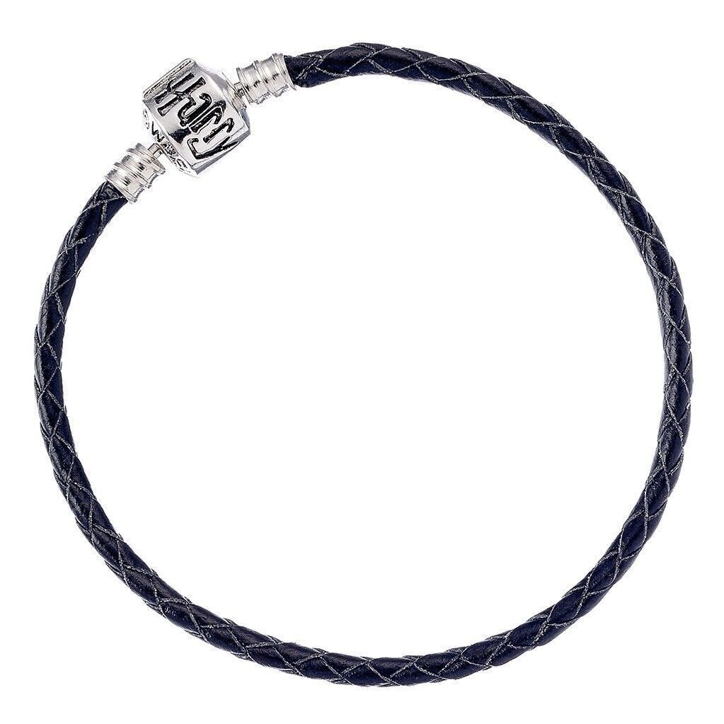 Bracelet à breloques cuir noir Harry Potter 19cm