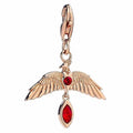 Harry Potter Sterling Silver Fumseck Plaqué Or Rose Clip sur charm avec Cristaux