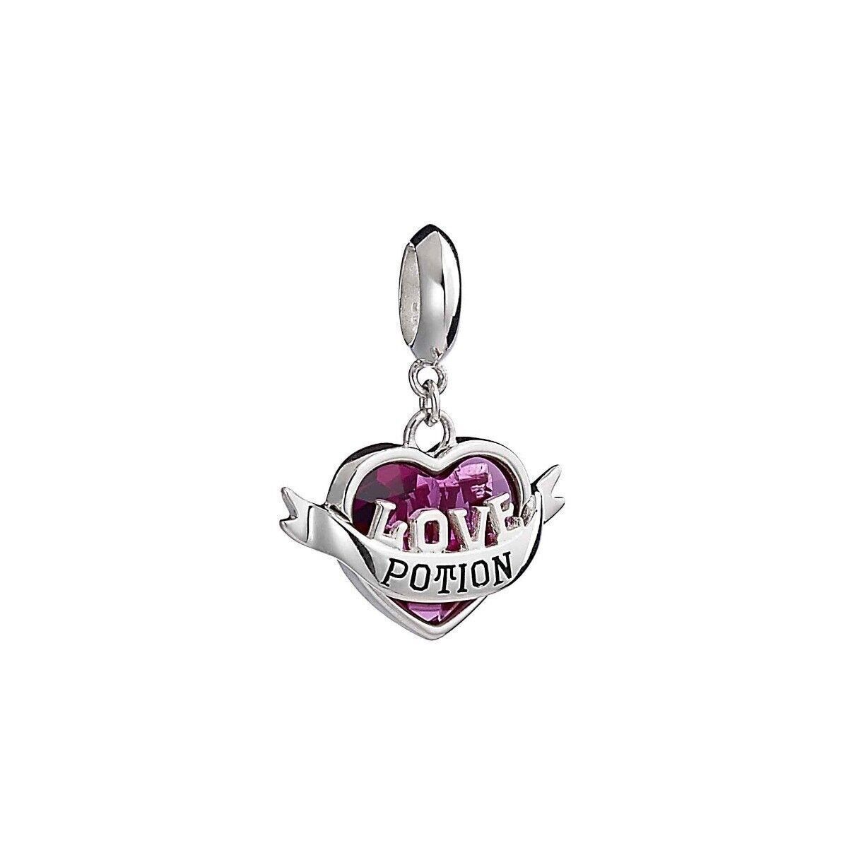 Charm Curseur Harry Potter Potion d'Amour en Argent Sterling avec Cristaux