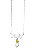 Collier personnalisé Harry Potter en argent sterling avec breloque Vif d'or