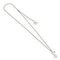 Lunettes Harry Potter en argent sterling et collier éclair