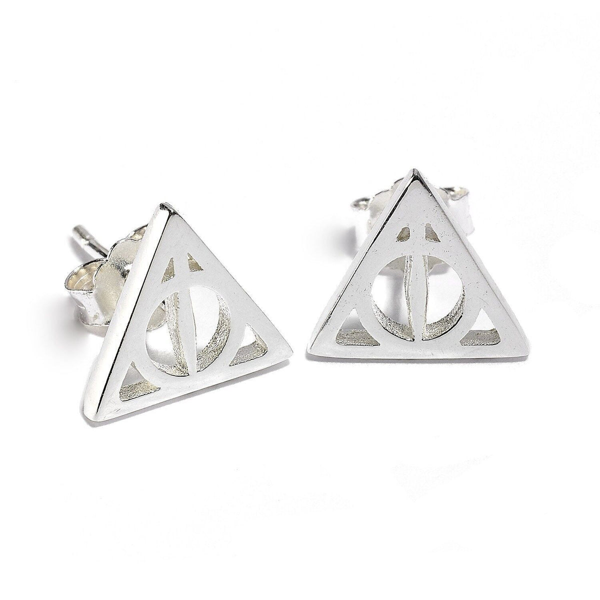Boucles d'oreilles Harry Potter Reliques de la mort en argent sterling