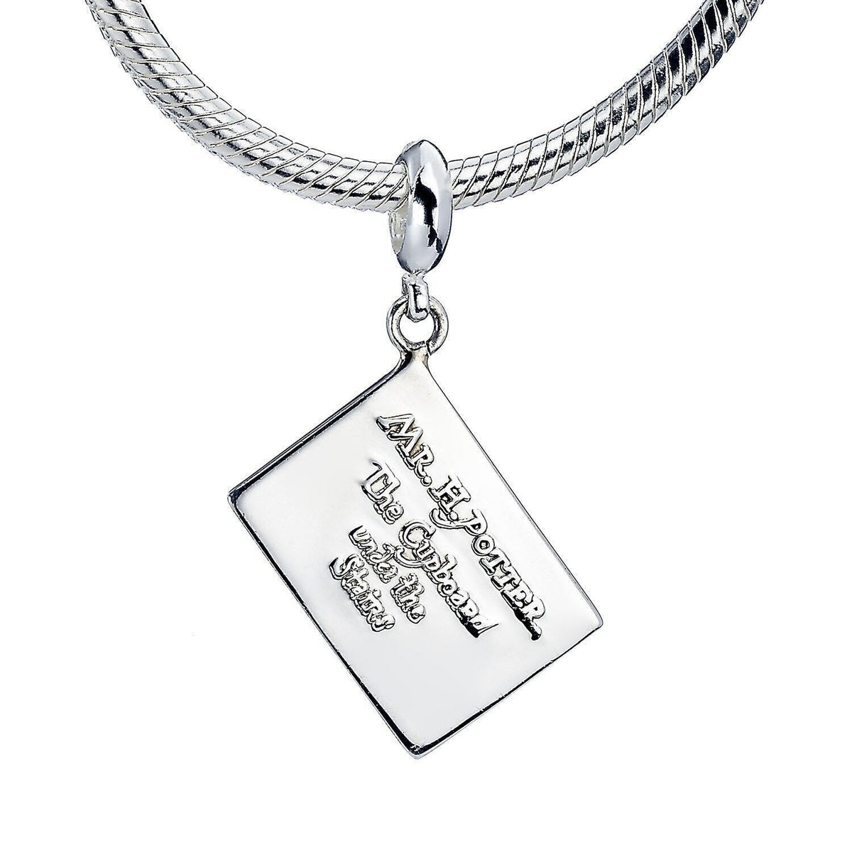 Charm Curseur Lettre d'Acceptation en Argent Sterling Harry Potter