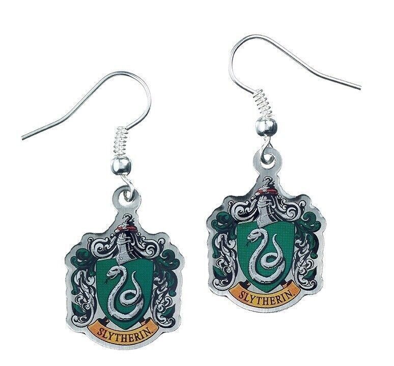 Boucles d'oreilles Harry Potter Serpentard Crest