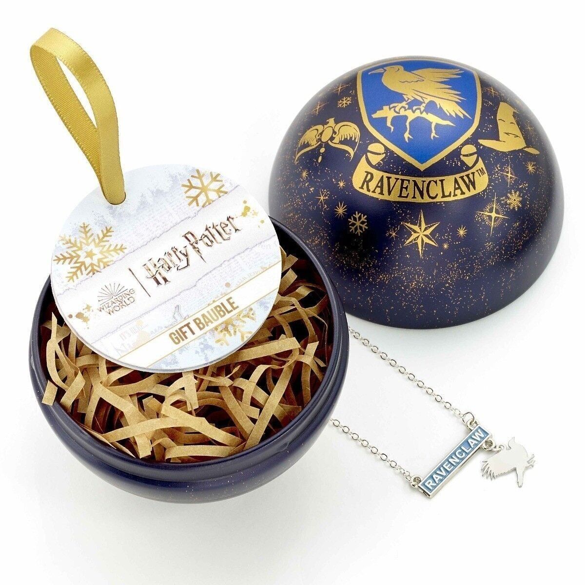 Boule Serdaigle officielle Harry Potter avec collier maison HPCB0319