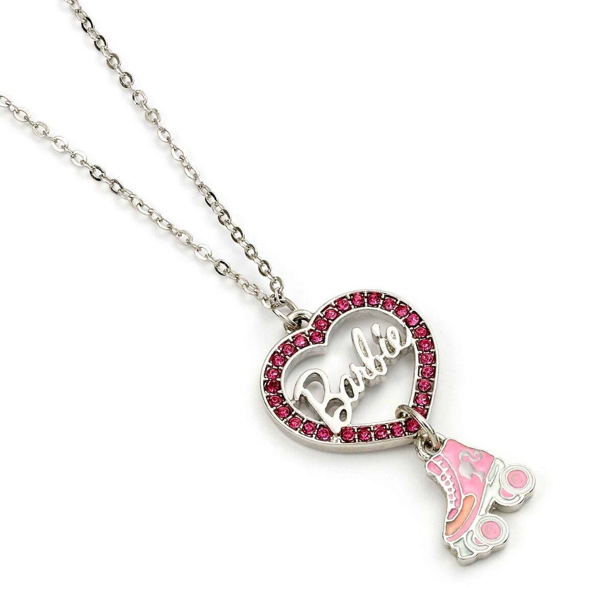 Collier Barbie Crystal Heart et Roller Skate