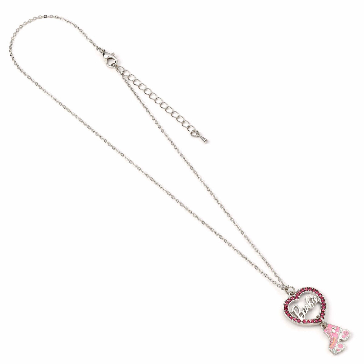 Collier Barbie Crystal Heart et Roller Skate