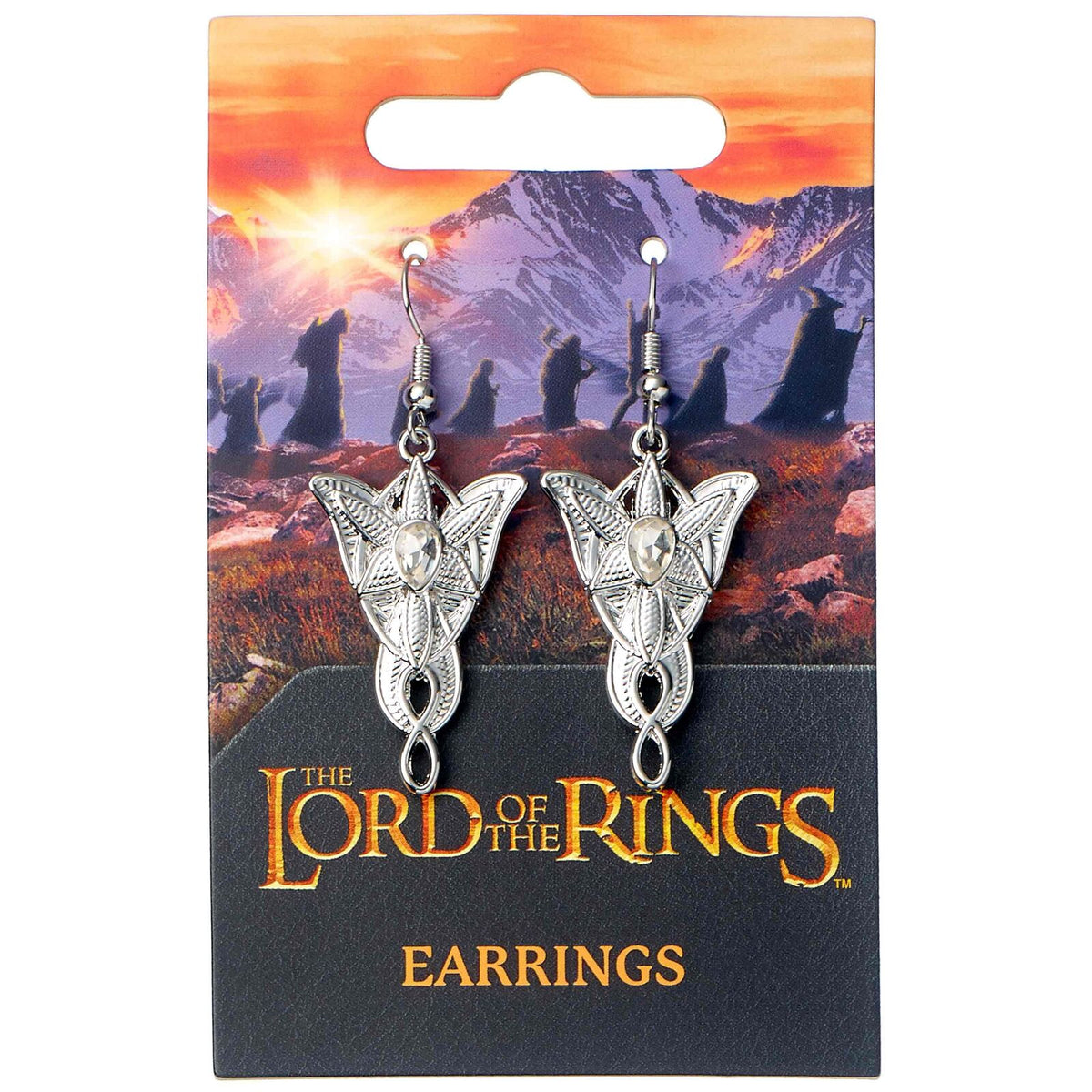 Boucles d'oreilles pendantes Evenstar Le Seigneur des Anneaux