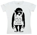 Banksy - Laugh Now! Girly T-shirt – T-shirt femme