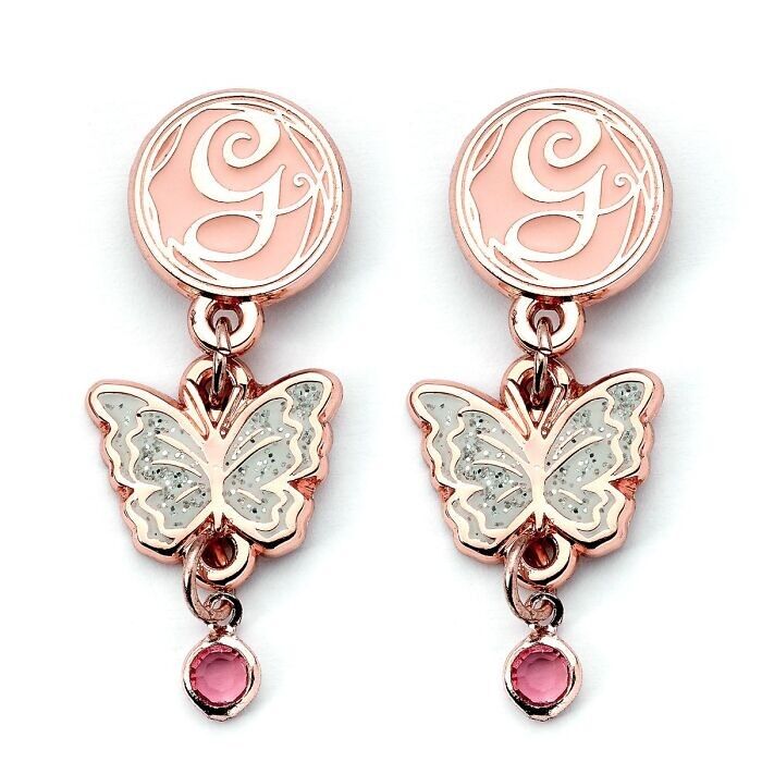 Boucles d'oreilles pendantes en forme de papillon Wicked Glinda