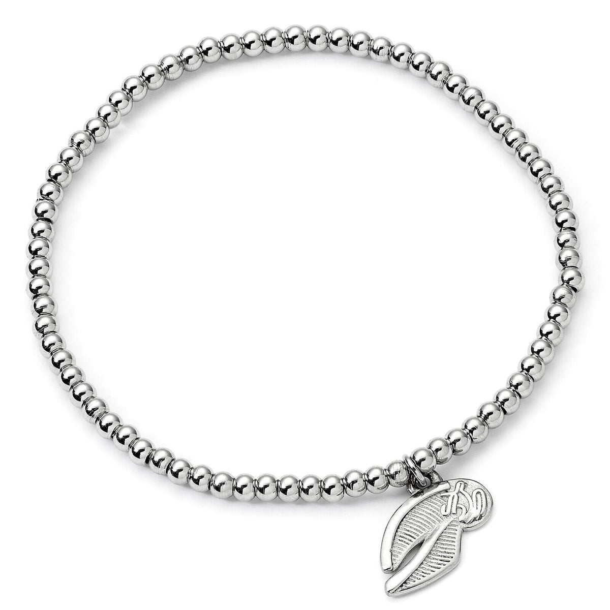 Bracelet en acier inoxydable avec perles en forme de boule de Vif d'or de Harry Potter