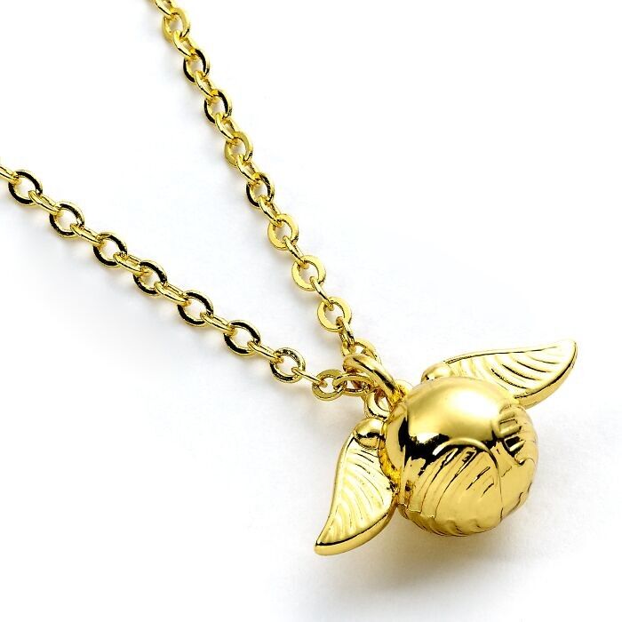 Collier doré Vif d'or de Harry Potter