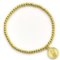 Bracelet de perles de ballon du club de football de Liverpool avec breloque écusson