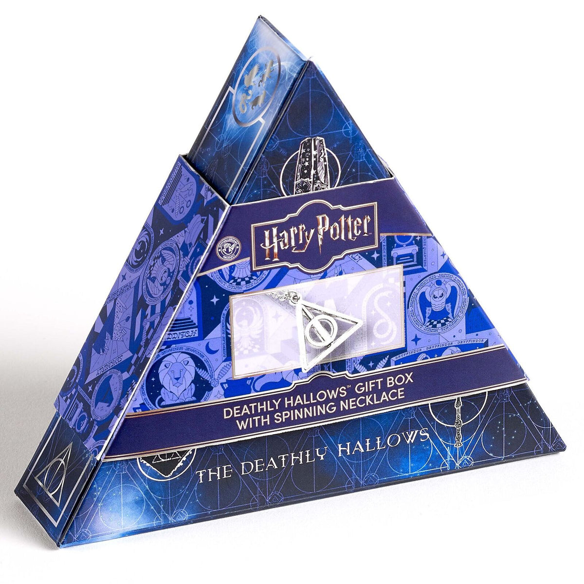 Coffret cadeau Reliques de la Mort d'Harry Potter avec collier rotatif Reliques de la Mort