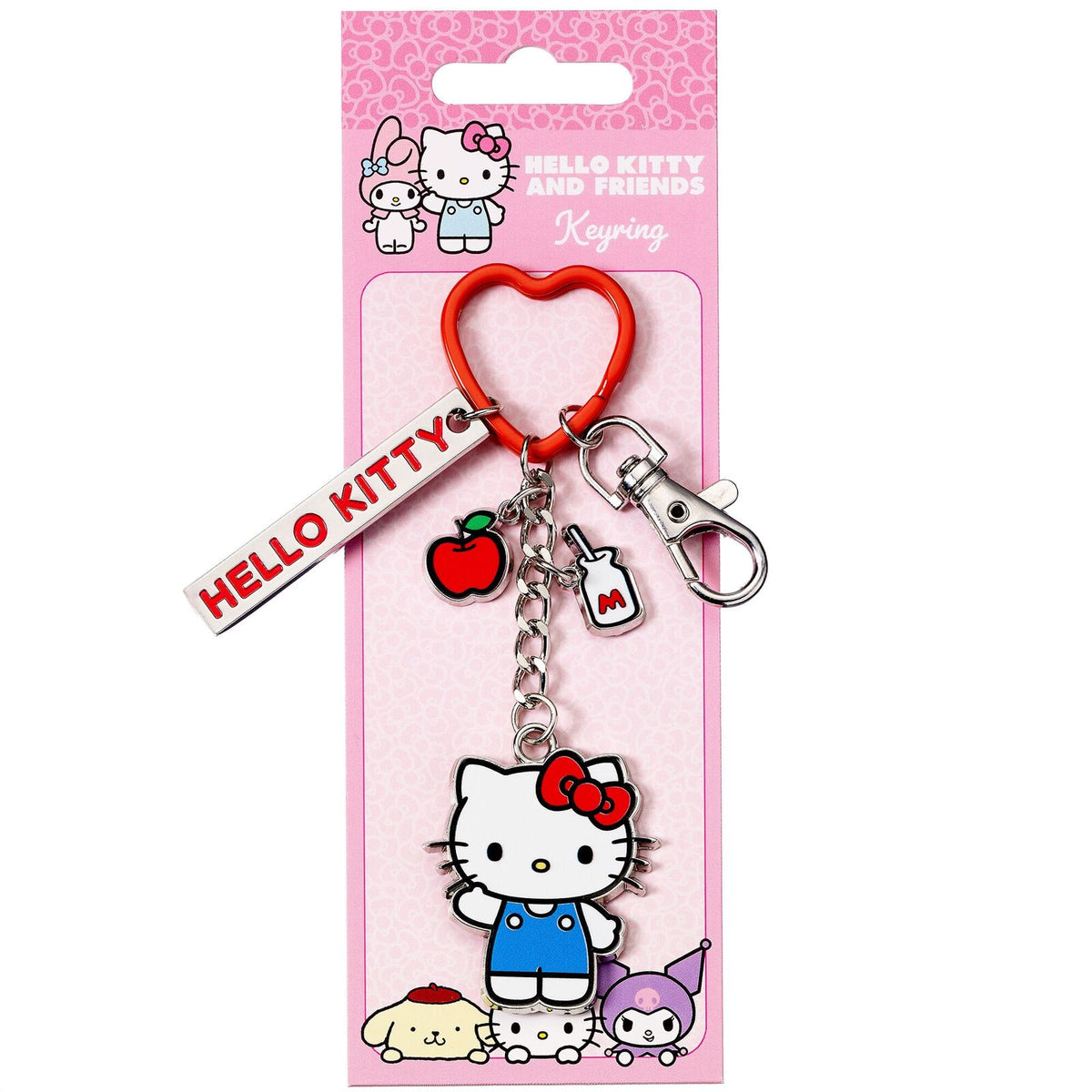 Porte-clés Hello Kitty avec breloques