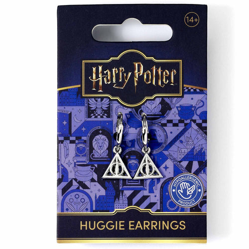 Boucles d'oreilles créoles Reliques de la Mort Harry Potter