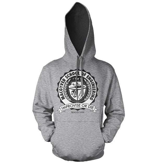 Macgyver School Of Engineering Hoodie – Sweat à capuche