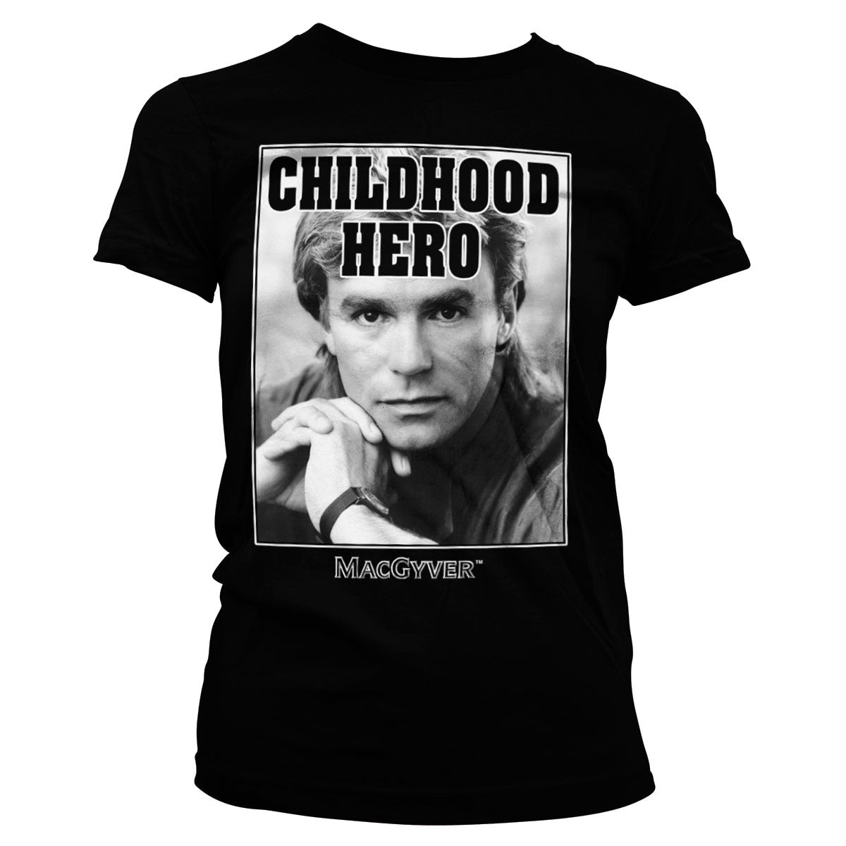Macgyver - Childhood Hero Girly Tee – T-shirt femme