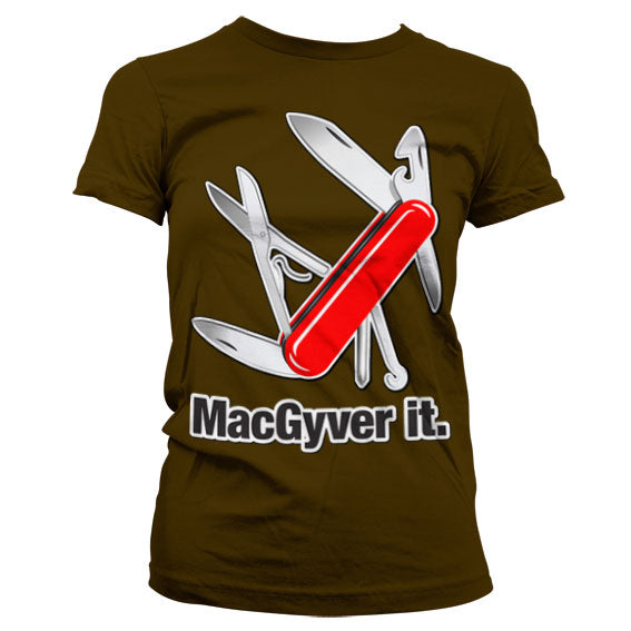 MacGyver It Girly Tee – T-shirt femme