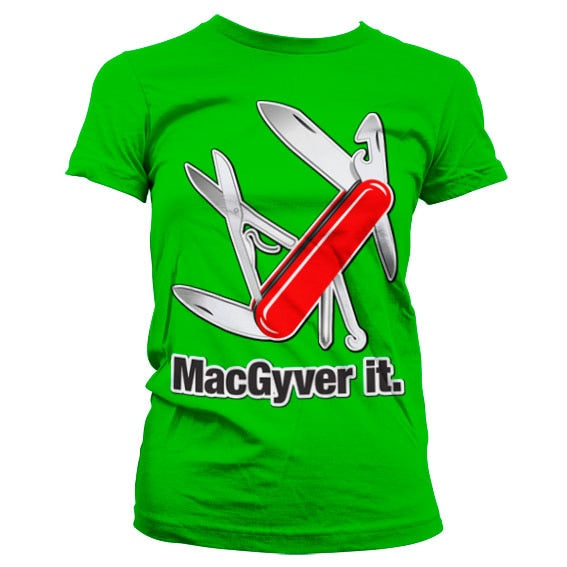 MacGyver It Girly Tee – T-shirt femme