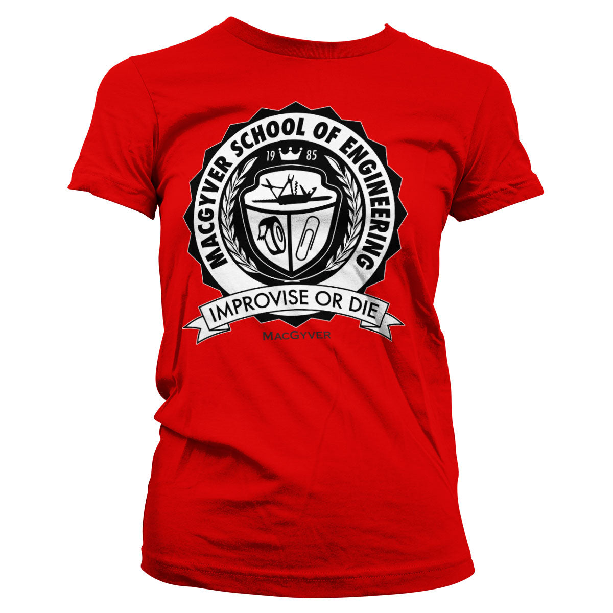 Macgyver School Of Engineering Girly Tee – T-shirt femme