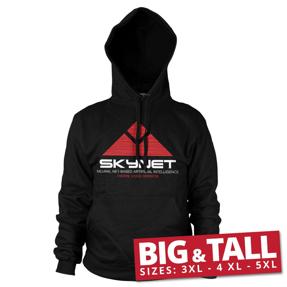 The Terminator - Skynet Big & Tall Hoodie – Sweat à capuche grande taille