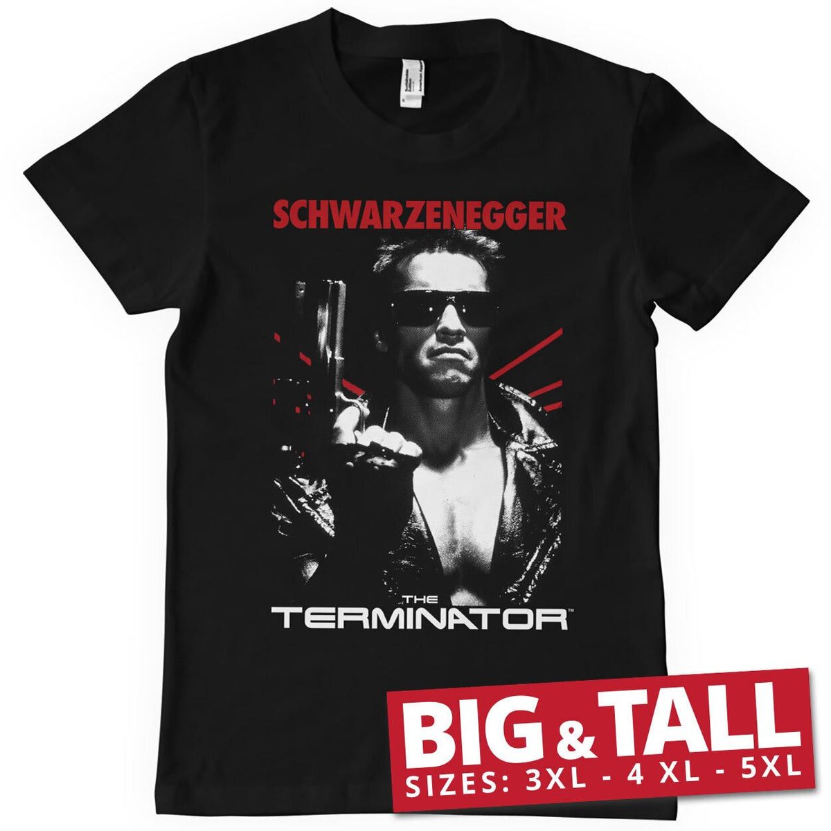 The Terminator Poster Big & Tall T-Shirt – T-shirt grande taille