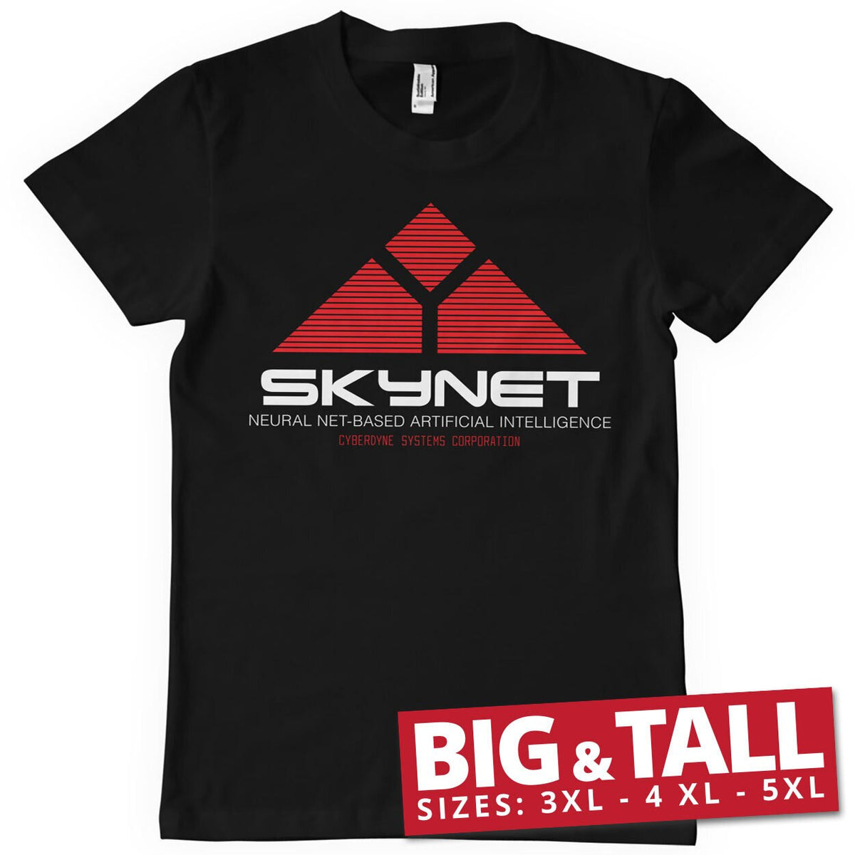 The Terminator - Skynet Big & Tall T-Shirt – T-shirt grande taille