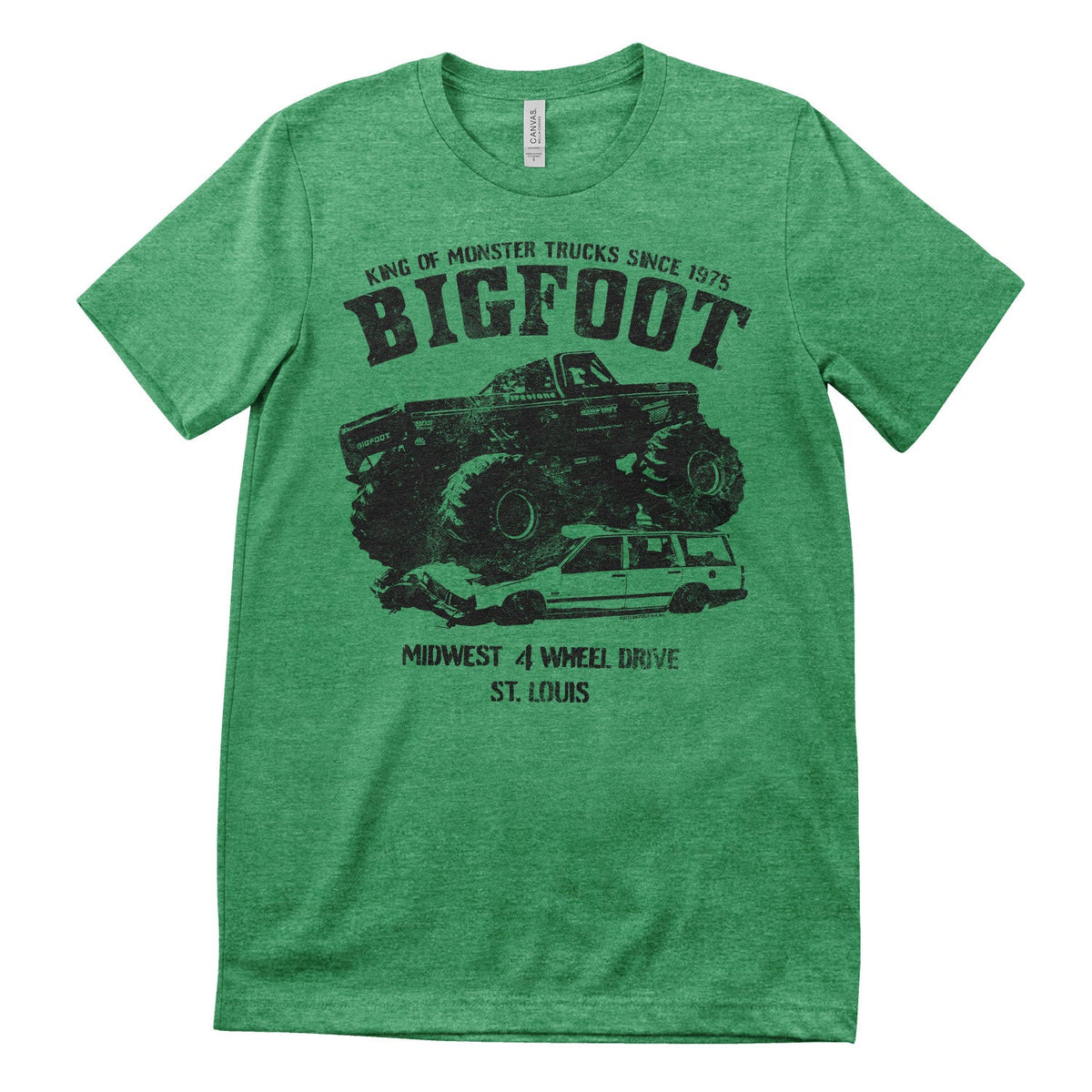 BIGFOOT Monster Car Crush T-Shirt – T-shirt