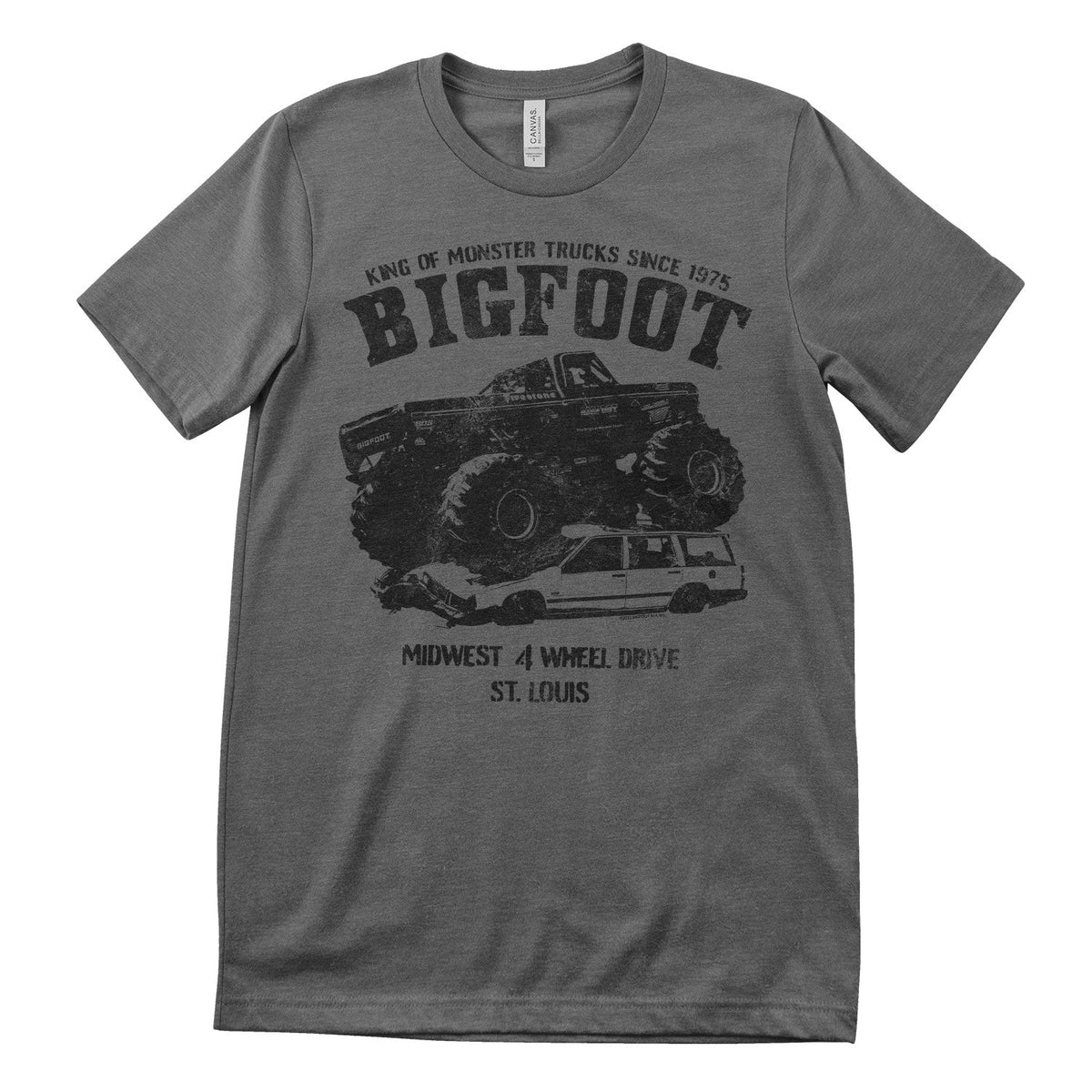 BIGFOOT Monster Car Crush T-Shirt – T-shirt