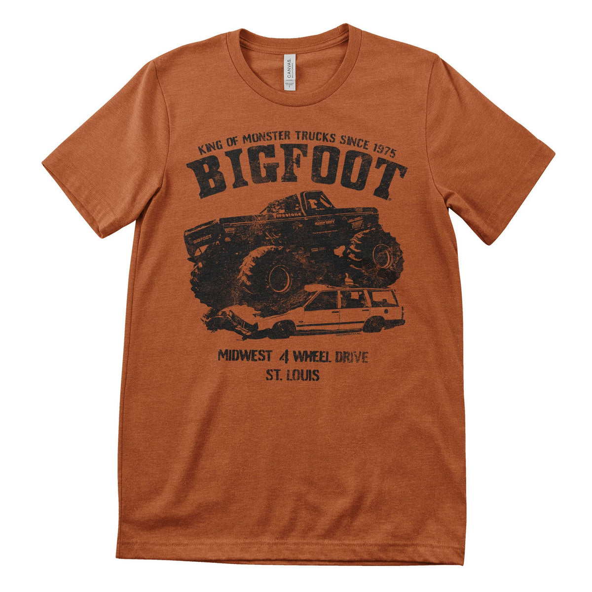 BIGFOOT Monster Car Crush T-Shirt – T-shirt