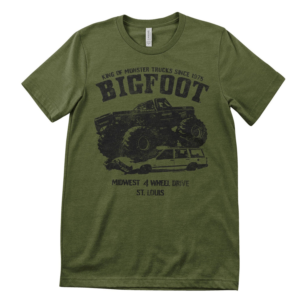 BIGFOOT Monster Car Crush T-Shirt – T-shirt