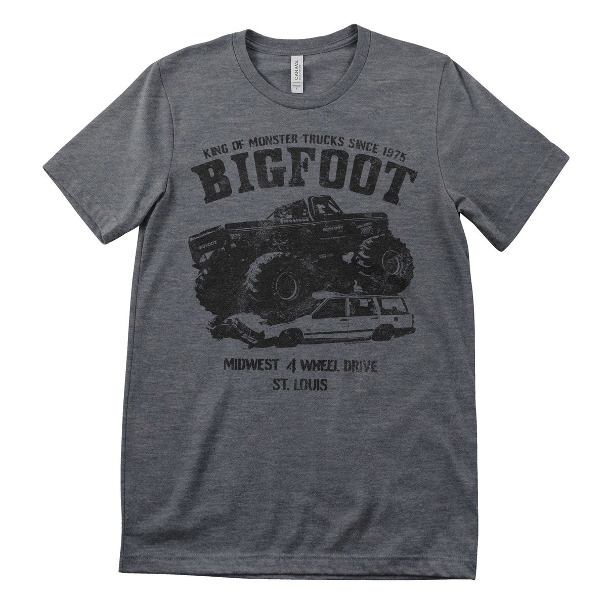 BIGFOOT Monster Car Crush T-Shirt – T-shirt
