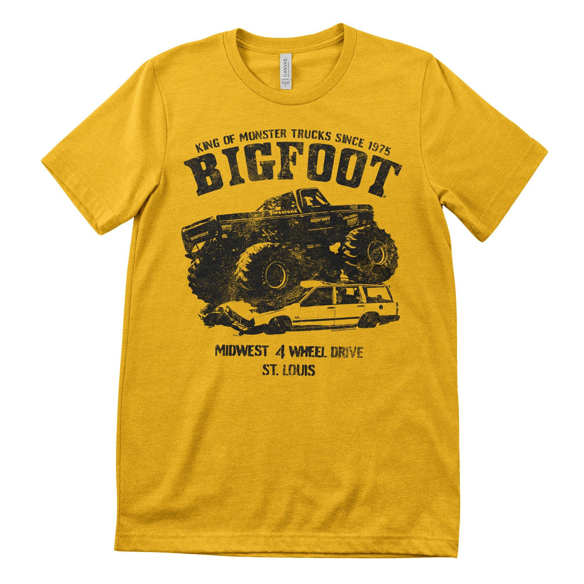 BIGFOOT Monster Car Crush T-Shirt – T-shirt