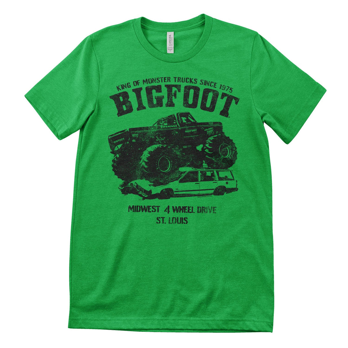 BIGFOOT Monster Car Crush T-Shirt – T-shirt