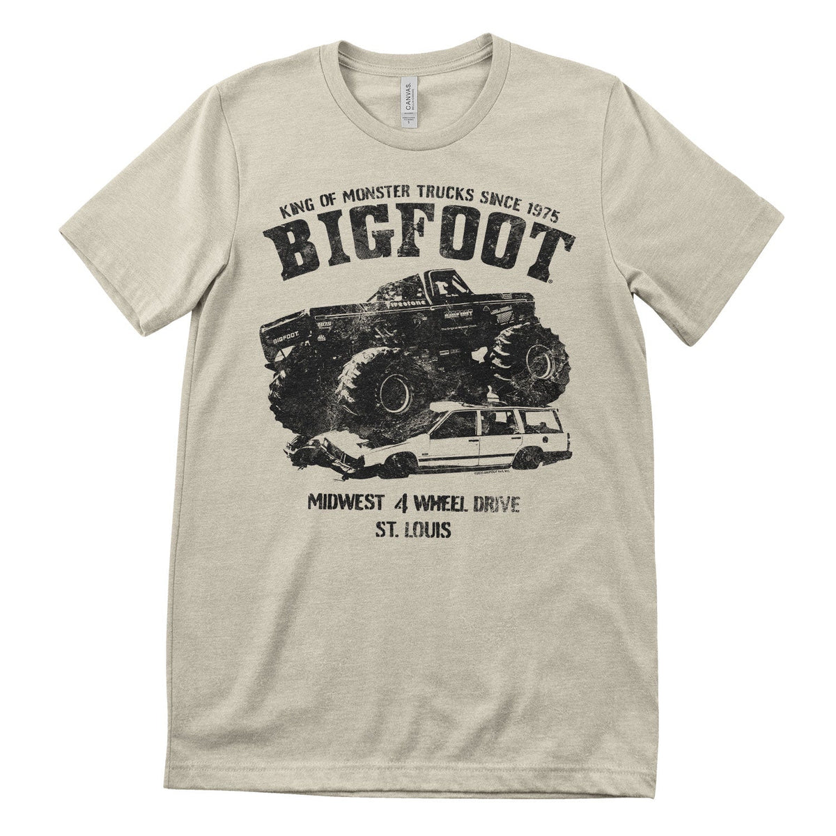 BIGFOOT Monster Car Crush T-Shirt – T-shirt