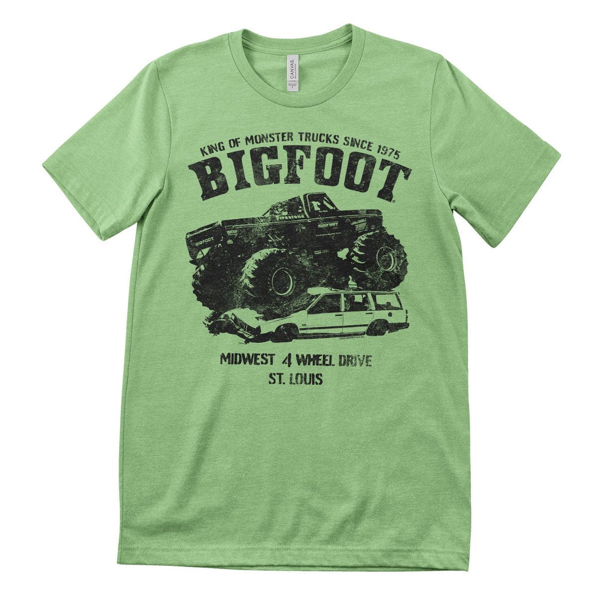 BIGFOOT Monster Car Crush T-Shirt – T-shirt