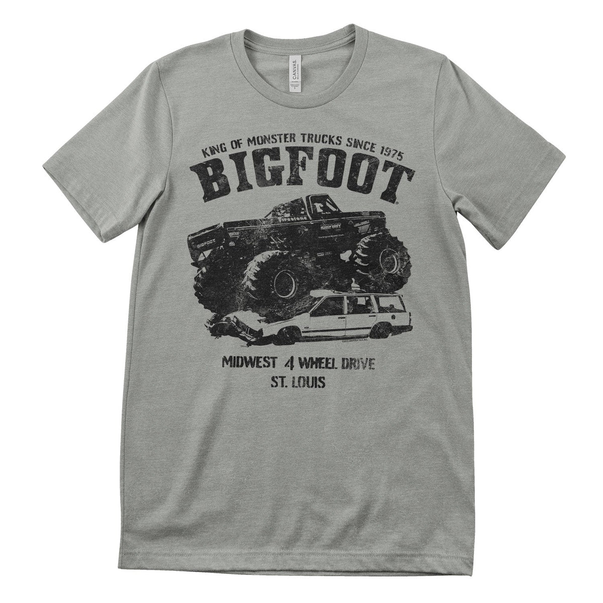 BIGFOOT Monster Car Crush T-Shirt – T-shirt