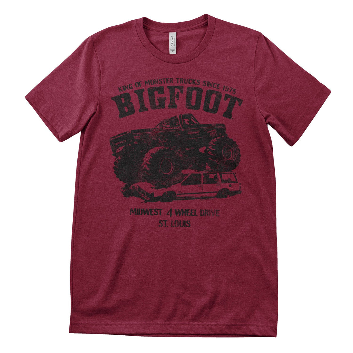 BIGFOOT Monster Car Crush T-Shirt – T-shirt