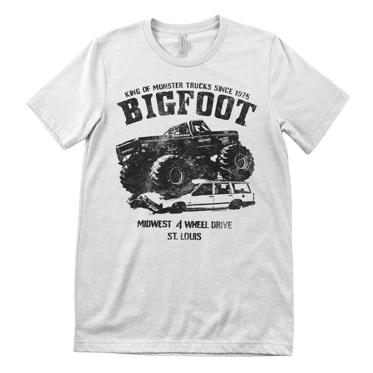 BIGFOOT Monster Car Crush T-Shirt – T-shirt