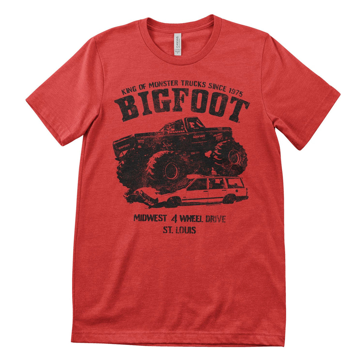 BIGFOOT Monster Car Crush T-Shirt – T-shirt