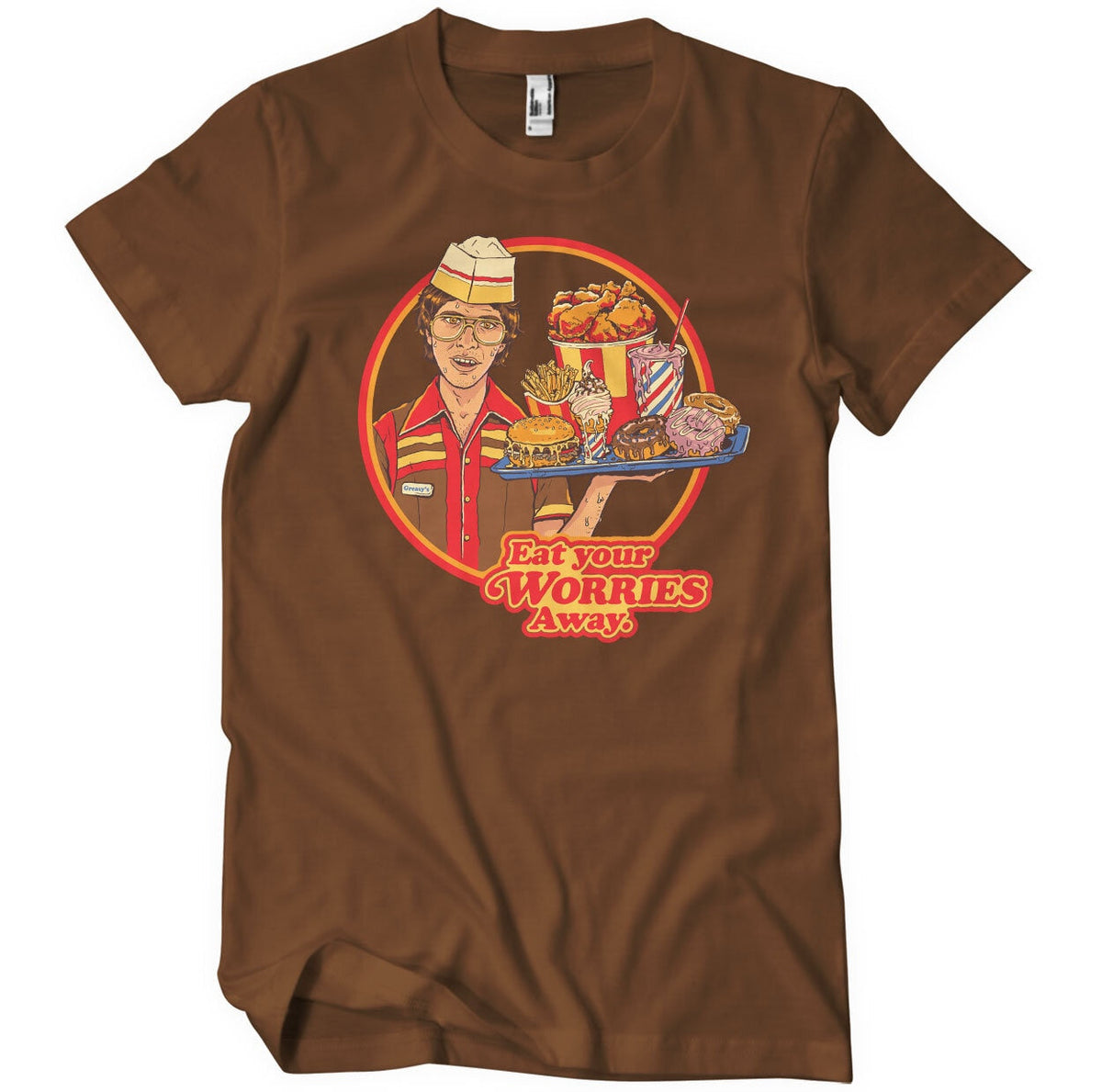 Eat Your Worries Away T-Shirt – T-shirt