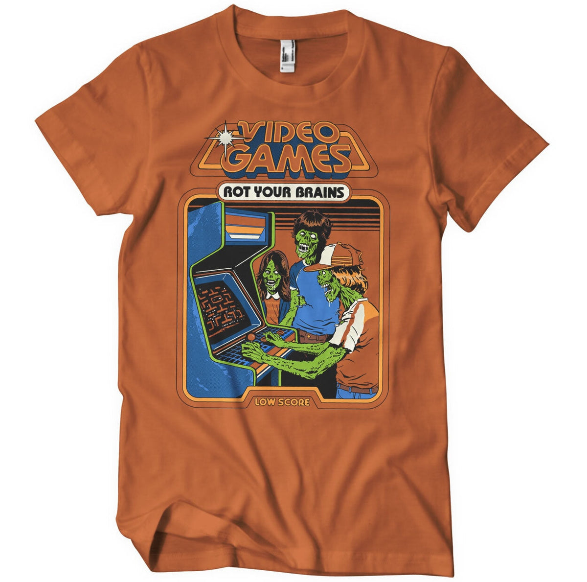 Video Games Rot Your Brains T-Shirt – T-shirt