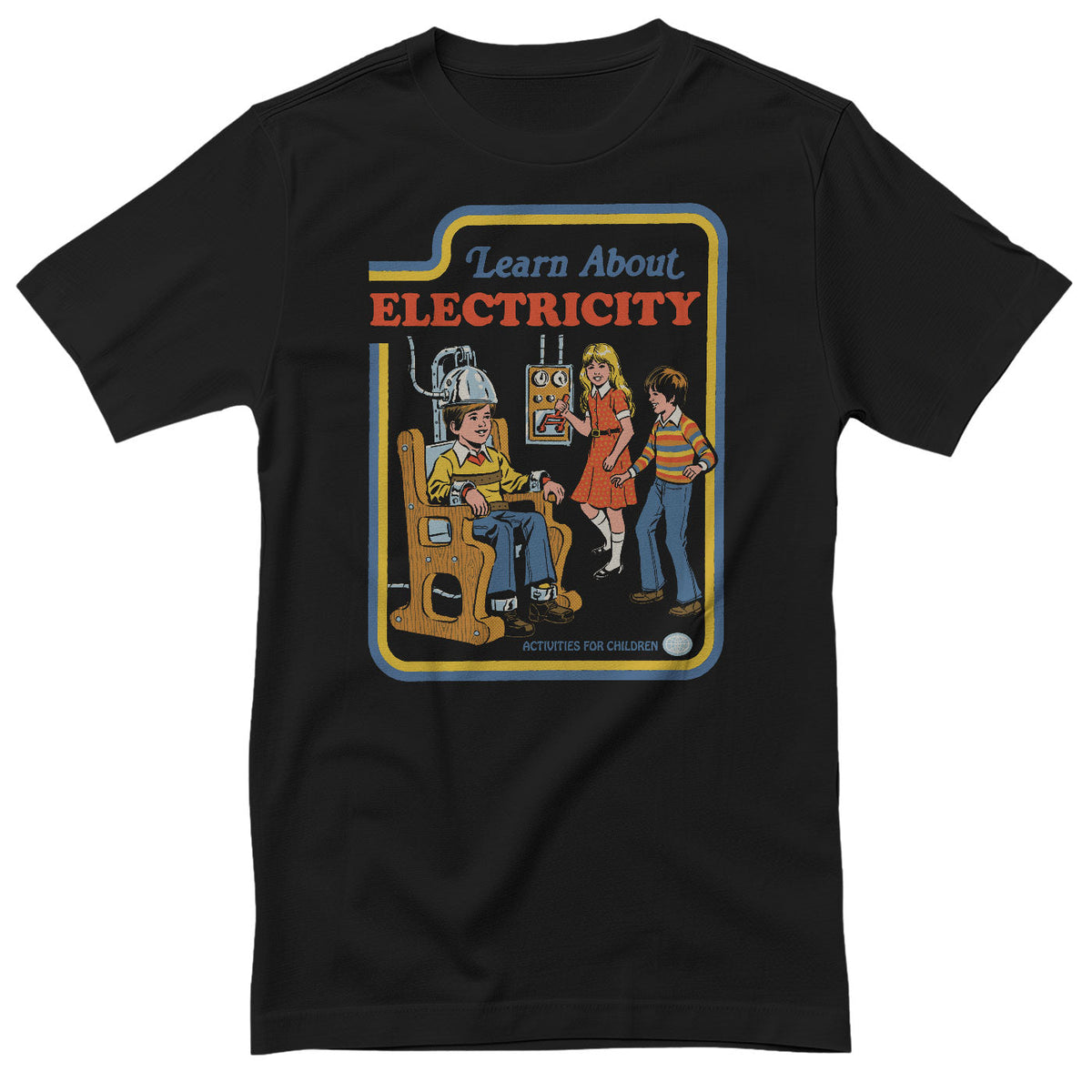 Steven Rhodes - Learn About Electricity T-Shirt – T-shirt