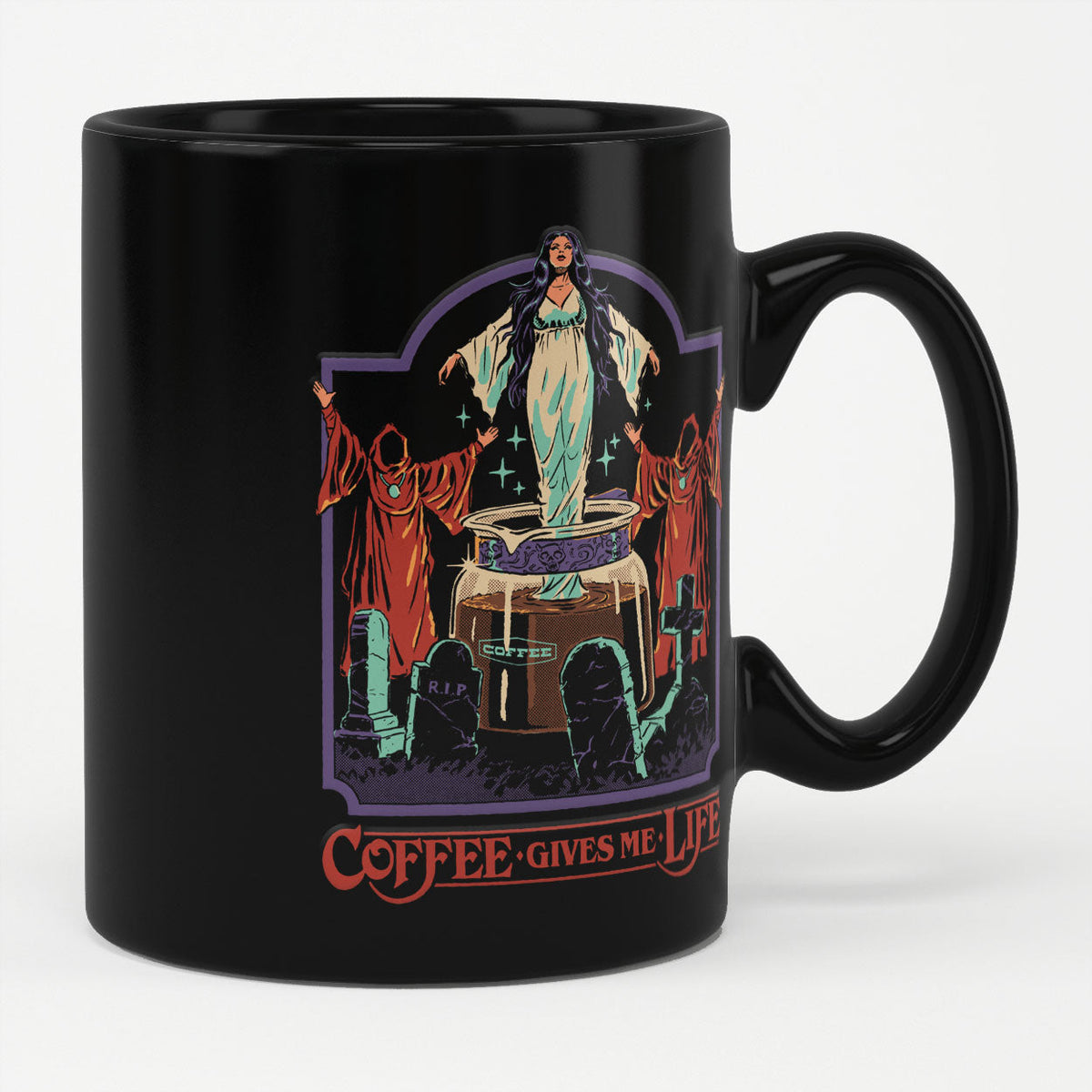 Steven Rhodes - Coffee Gives Me Life Mug – Mug